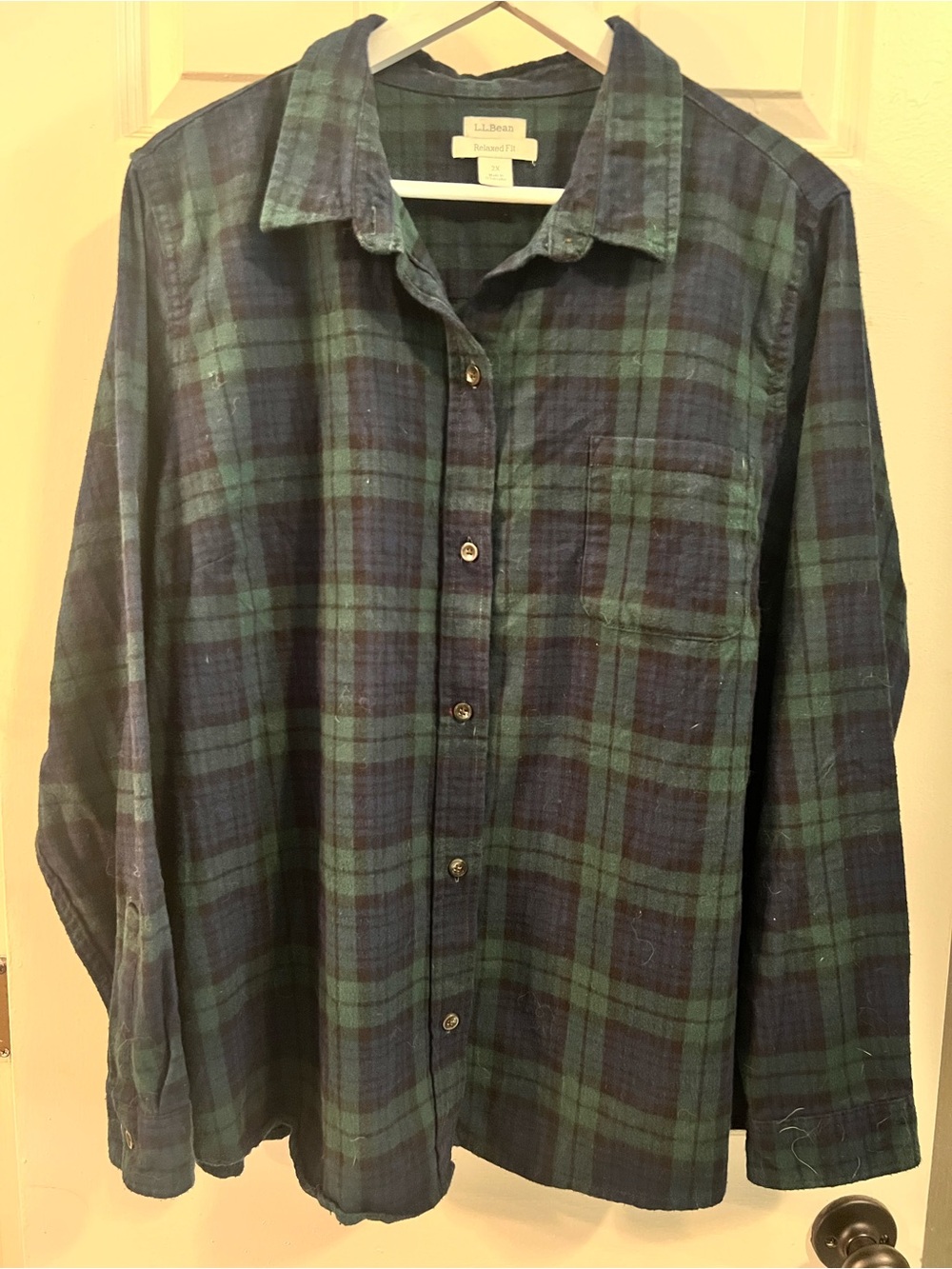 L.L.Bean Women’s Flannel Plaid Shirt